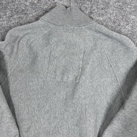 Abercrombie & Fitch Men's Y2K Light Gray High Neck Zip Up Jacket Size XL - Picture 9 of 16